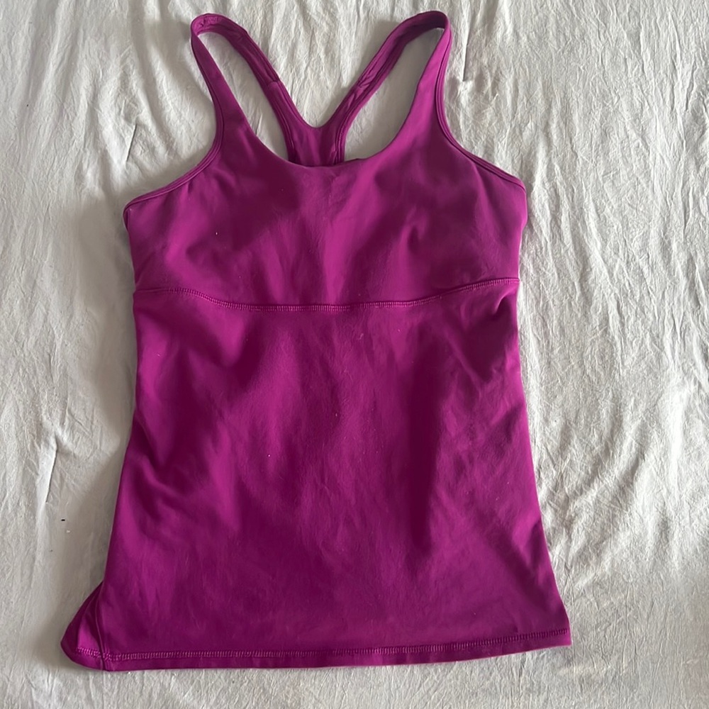 Purple lululemon tank